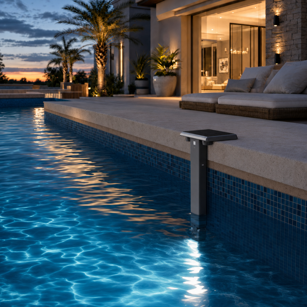 Luz Solar de Pared para Piscina